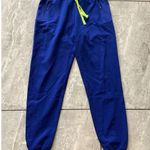 FIGS  Scrub Pants Womens XXS Cobalt Boston Slim Jogger Medical Zip Pockets Nurse Photo 0