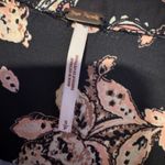 Free People  black floral print mini dress small Photo 3