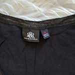 Rock & Republic  V-Neck Gold and Black Dressy Tees Size Medium Photo 2