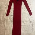 Forever 21 NWOT  red sweater maxi dress Photo 0