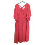 City Chic Adore Dress in Fruit Punch Chiffon Flutter Sleeves Size 22 Photo 3
