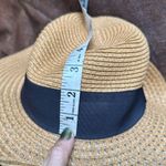 Nordstrom Stylish Tan and Black straw Hat Photo 6