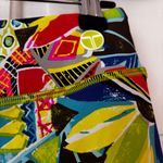 Trina Turk  Bora Bora Colorful Patterned Capris Mid Length Leggings‎ Size Small Photo 2