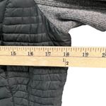 Eddie Bauer Jacket Womens S Gray Black Down Fleece Puffer Insulated Full Zip Photo 5