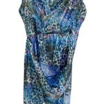 ASOS Design Sequin Diamante Strap Mini Dress blue snake print Size 0 NWT Photo 6
