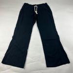 Roxy Black Linen Blend Wide Leg Lounge Pant XL Photo 0