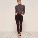 Reformation ✨ Camille High-Rise Cigarette Black Sz 26 Jeans✨ Photo 2