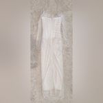 House Of CB NWOT  'Katarina' White Corset Long Sleeves Maxi Dress sz S plus cup Photo 7