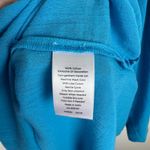 Talbots  Womens Tunic‎ Dress Size Medium Blue Pom Trim Beach Cover Up Vacation Photo 5