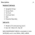 Timing NWT Y2K Vibe Sexy Slip White Black Dress Medium Photo 7