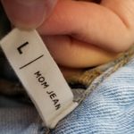 PacSun  FADED ACID VINTAGE WASHED DOUBLE BUTTON WAISTED MOM JEANS L Photo 14