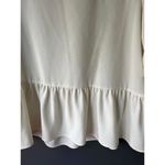 Kate Spade White Ruffle Sleeve Blouse Size S Photo 4