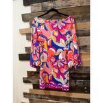 Trina Turk  Sevilla Floral Swim Jersey Swimsuit Cover Up Tunic Dress L Photo 4