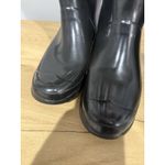 Hunter  Original Tall Gloss Rain Boots Glossy Brown Chocolate Women's 7 READ Photo 7