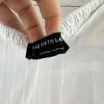 The Fifth Label White Smocked Short Sleeve Top Size M Photo 2