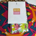 NWT Briton Court Resort Tiered Midi Dress Beaded Neck Size M Blue Size M Photo 9