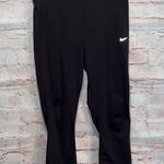 Nike dri fit relay crop tights capri black running active medium training Photo 0