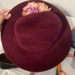 Rare! Gianfranco Lotti Firenze Wool Felt Hat with Flowers Photo 7