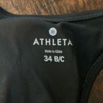 Athleta  Black Swim Bikini Top Size 34 B/C Photo 2
