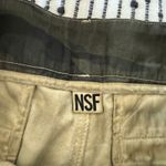 Y2K Vintage NSF | Distressed Glen Plaid Slim Pleated Front Ankle Length Pants 8 Gray Photo 5