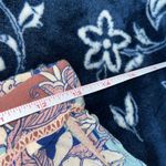 Gypsies & Moondust  Floral Print Wide-Leg Capri Pants Soft Blue Photo 3