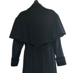 Vintage Forstmann Black Merino Wool Cape Collar Embroidered Velvet Princess Coat Size undefined Photo 8