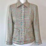 Doncaster  Colorful Tweed Silk Blazer Photo 0
