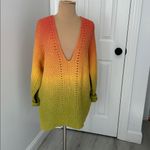 Free People Come Together Ombré Chunky Sweater Tunic Photo 3