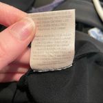 Garnet Hill  Black Metallic A Line Mini Skirt Womens 8 Dark Academia Crepe Fall Photo 7