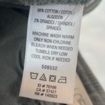 Loft  Ankle Crop Chino Straight Leg Pants Mid Rise Green Pockets Stretch Size 2 Photo 8