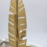 Vtg Braided Cable Chain Bracelet Womens 8” Gold Tone Textured Fashion Jewelry Photo 3