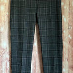 Zac and Rachel  Gray Plaid Pull On Ankle Pants Photo 0
