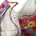 Louna retro floral romper Spaghetti strap size medium Red Photo 5