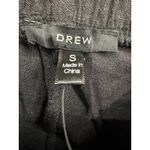 Drew NWT Size Small Women's Black Linen Blend High Rise Wide Leg Cargo Pants Photo 3