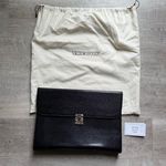 VICTOR HUGO Made In Brazil Vintage Taiga Leather Black Portfolio Case Photo 0