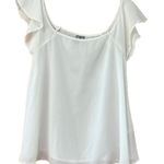 ASOS Cold Shoulder Flutter Sleeve Shirt Photo 0