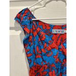 Jams World  Vintage Victoria‎ Pattern Top Made In Hawaii Women’s XS Teal Pink Photo 2