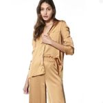 Young Fabulous and Broke Susan Blouse Raisin NWOT Size Small Business Casual Photo 14