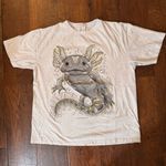 Cute graphic print tee shirt, unisex, size L Black Size L Photo 1