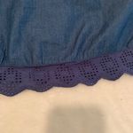 Pink Lily Cotton Chambray Baby Doll Jumper/Dress Size S Photo 5