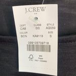 J.Crew Women’s Black Square-neck top with plaid sleeves New with Tag Sz S Photo 5