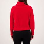 Evolution  Solid Red Ultra Soft Knit Sweater Sz XL Photo 6