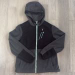 Free Country  Full Zip Hooded Sweatshirt Gray Black Medium Photo 2