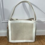 Samoe Style East/West Shopper Handbag/Shoulder Bag Faux Leather Neutral Soft Photo 3