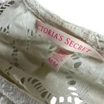 Victoria's Secret  Lace Double V Open Back Cream Swim Beach Coverup Beach Dress M Photo 5