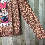 Disney  Minnie Mouse Large Animal Print Long Sleeve Shirt with Minnie Mouse Shirt Photo 3