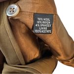 Ellen Tracy Linda Allard ‎ Brown Wool Blend Jacket Photo 5