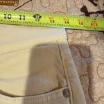 ZARA high rise pale yellow straight jeans women’s size 6 Photo 4