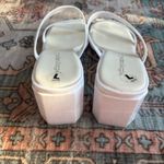 Jeffrey Campbell Women’s Jamm-3 Jelly Slide Sandal in White size 7 Chunky Heel Photo 4