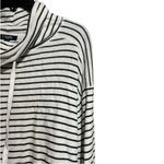 CHAPS Sweatshirt Womens 1X Multicolor Stripe Cowl Neck Cotton Pullover Blouse Photo 2